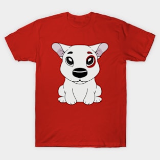 Cute Bullseye Dog Team Member T-Shirt